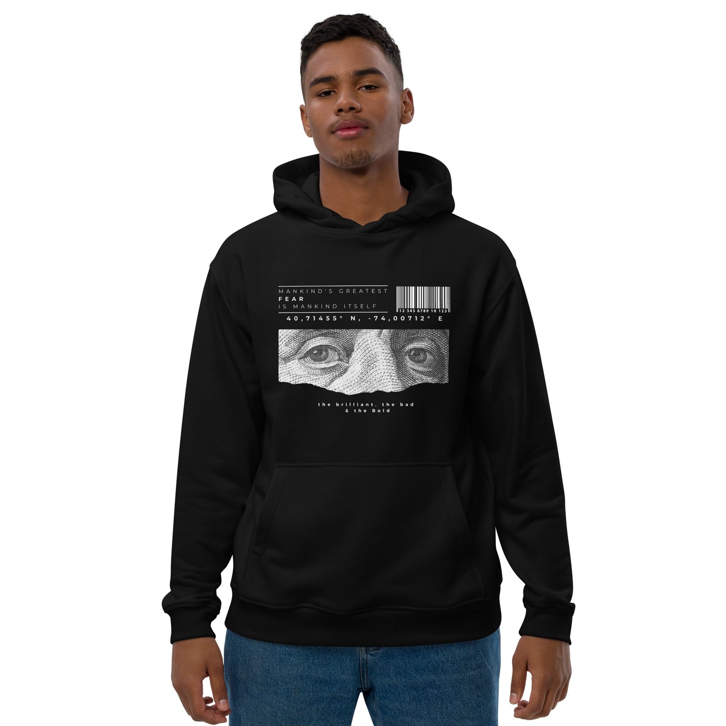 3BWear Fear Mankind eco Hoodie - 3BWear