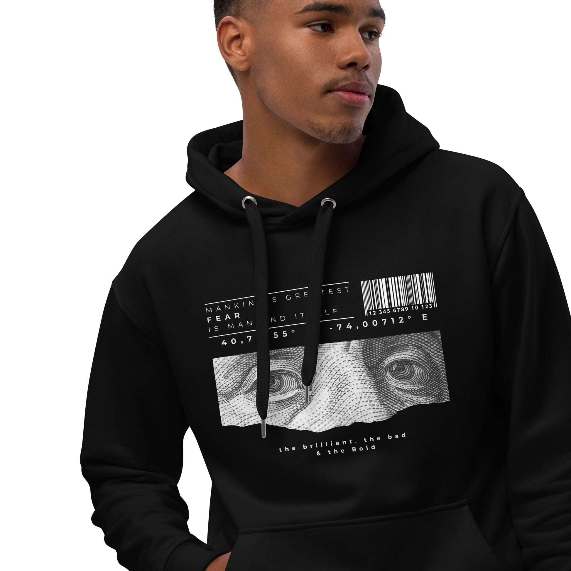 3BWear Fear Mankind eco Hoodie - 3BWear