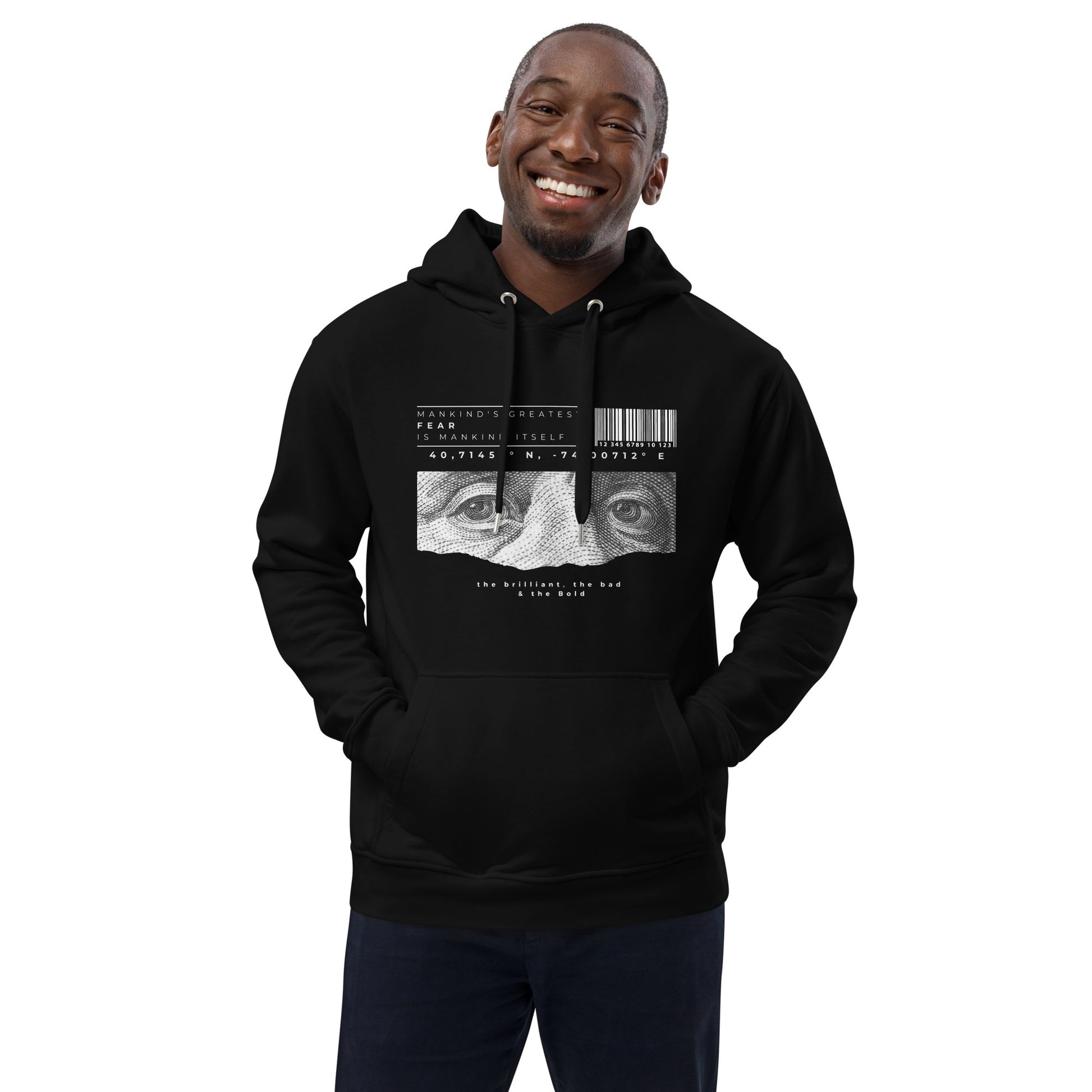 3BWear Fear Mankind eco Hoodie - 3BWear