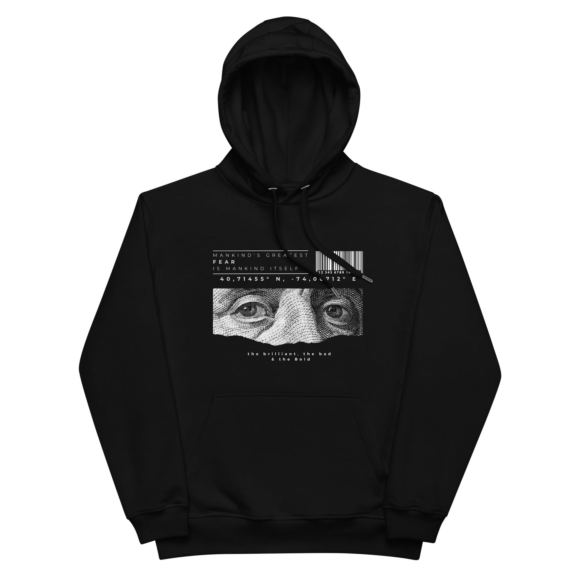 3BWear Fear Mankind eco Hoodie - 3BWear