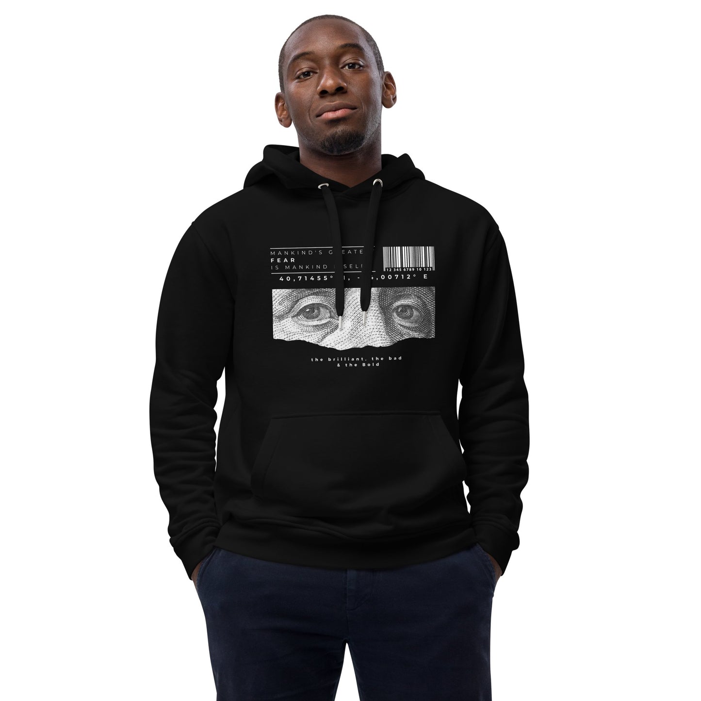 3BWear Fear Mankind eco Hoodie - 3BWear